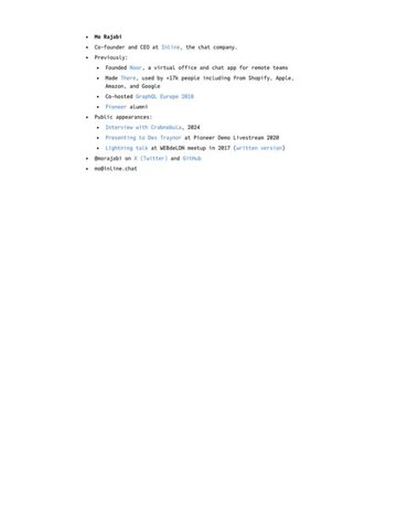 Screenshot of Mo Rajabi