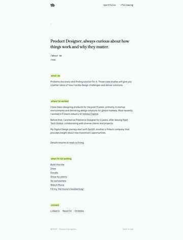 Screenshot of Trang Bui