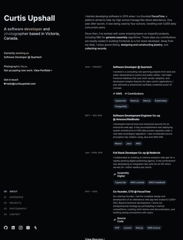 Screenshot of Nicholas Jitkoff