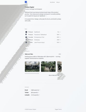 Screenshot of Hussam Zaghal