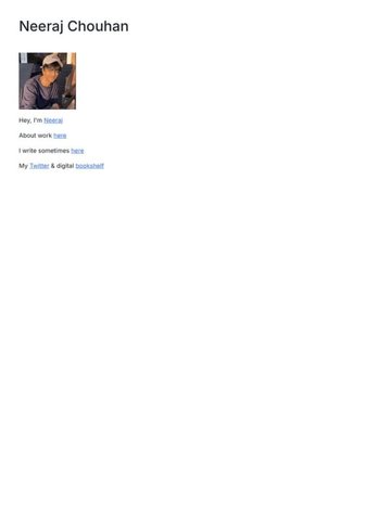 Screenshot of Neeraj Chouhan