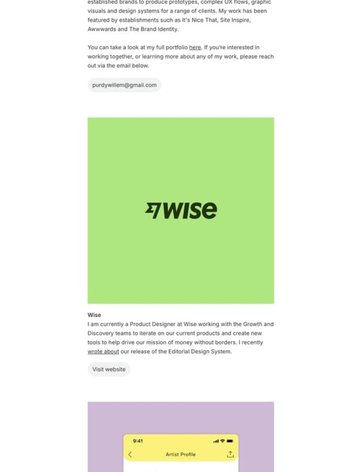 Screenshot of Willem Purdy