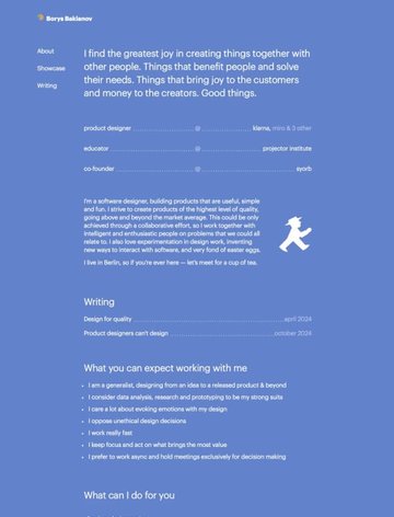 Screenshot of Borys Baklanov