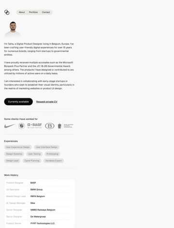 Screenshot of Talha Kaya