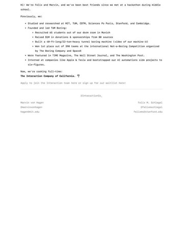 Screenshot of Interaction Co.