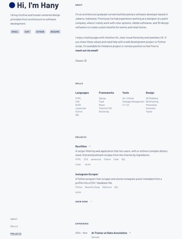 Screenshot of Mouhany