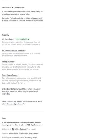 Screenshot of Krystian Zun