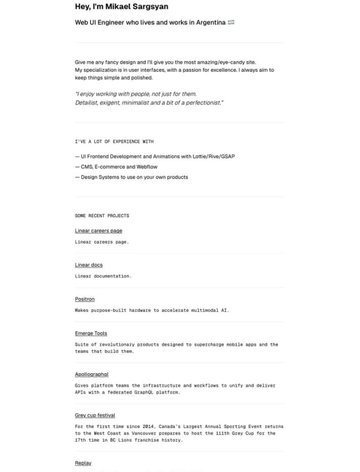 Screenshot of Mikael Sargsyan