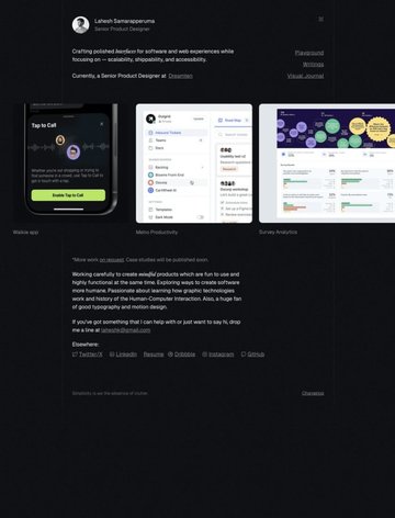 Screenshot of Lahesh Samarapperuma