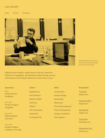 Screenshot of Luke Mitchell