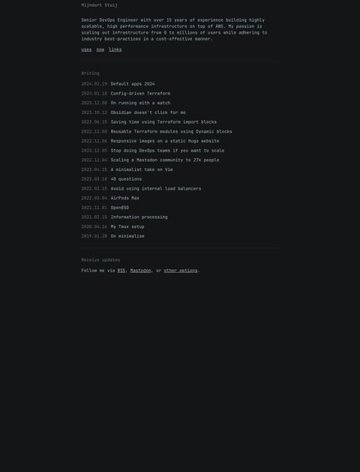 Screenshot of Mijndert Stuij