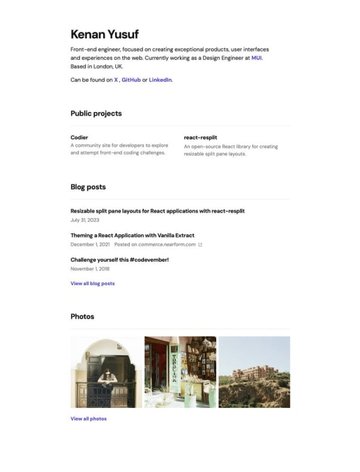 Screenshot of Kenan Yusuf