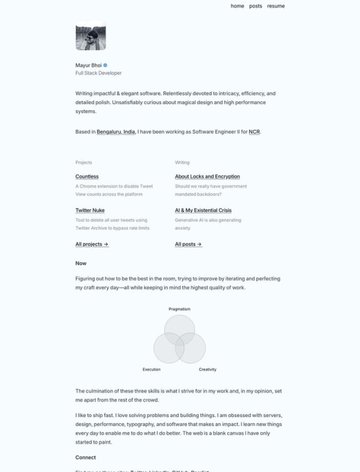 Screenshot of Mayur Bhoi