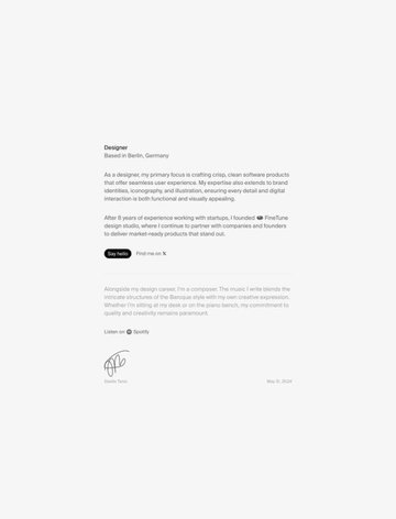 Screenshot of Danilo Tanic