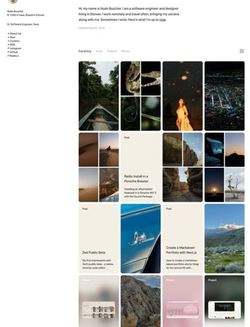 Screenshot of Noah Buscher