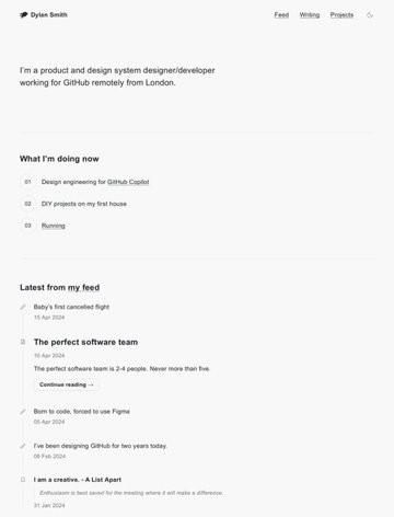 Screenshot of Dylan Smith