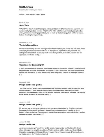 Screenshot of Scott Jenson