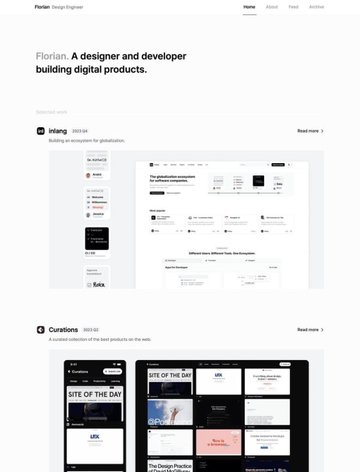 Screenshot of Florian Kiem