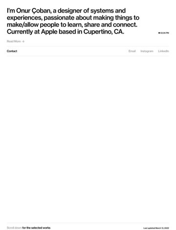 Screenshot of Onur Çoban