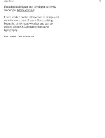 Screenshot of Jürgen Genser