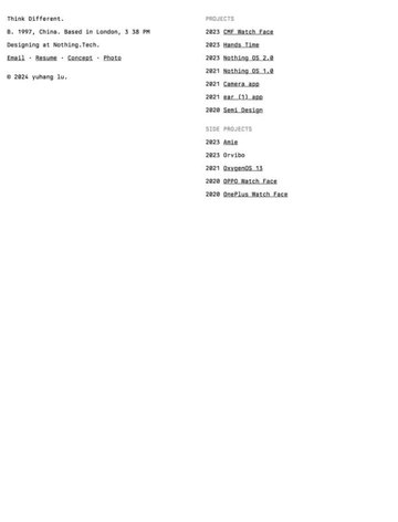 Screenshot of yuhang lu