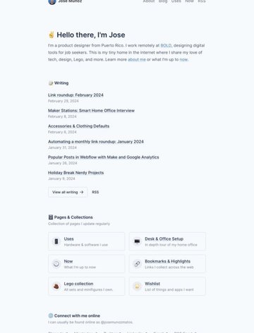 Screenshot of Jose Munoz