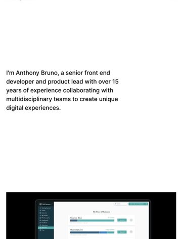 Screenshot of Anthony Bruno