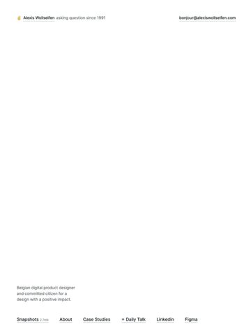 Screenshot of Alexis Wollseifen