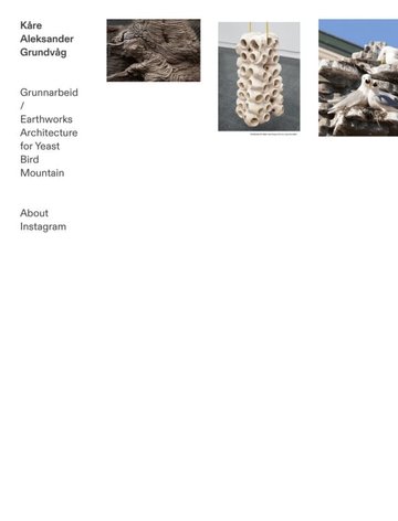 Screenshot of Kåre Aleksander Grundvåg