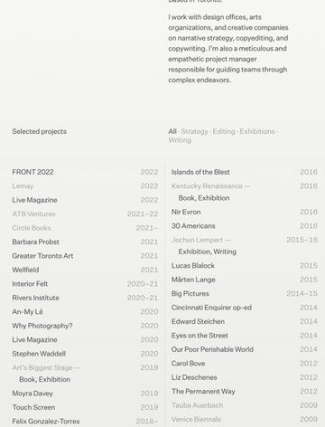 Screenshot of Brian Sholis