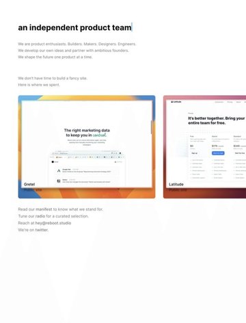 Screenshot of reboot