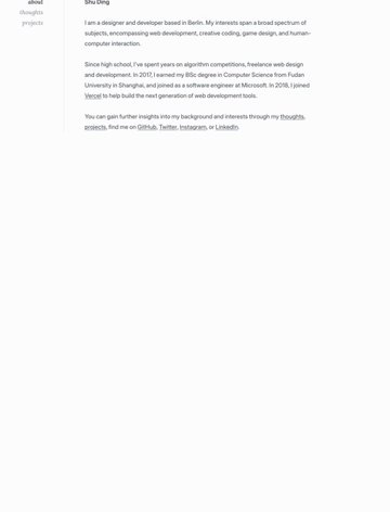 Screenshot of Shu Ding