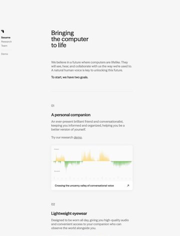 Screenshot of Sesame
