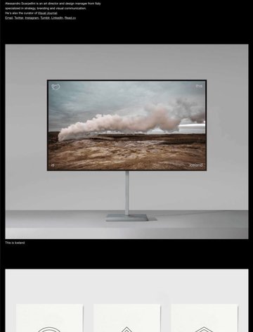 Screenshot of Alessandro Scarpellini