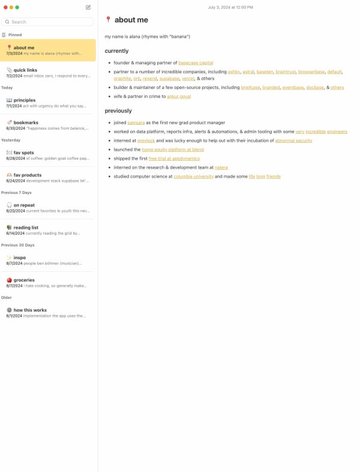 Screenshot of Alana Goyal