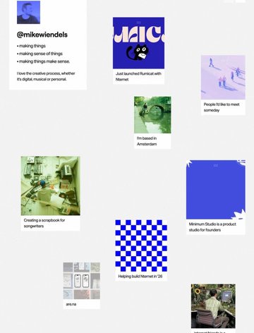 Screenshot of Mike Wiendels