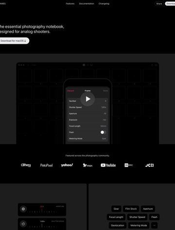 Screenshot of Frames