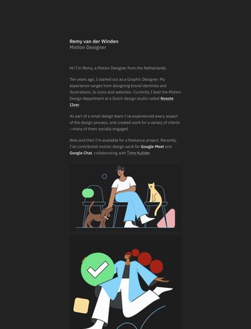 Screenshot of Remy van der Winden