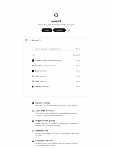 Screenshot of Minimal