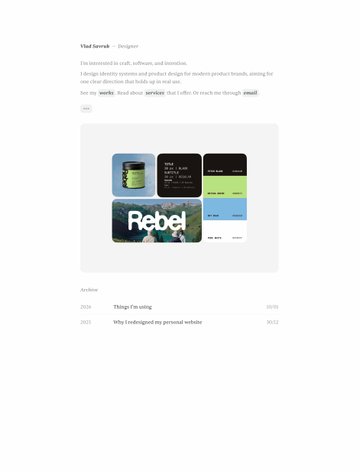 Screenshot of Vlad Savruk