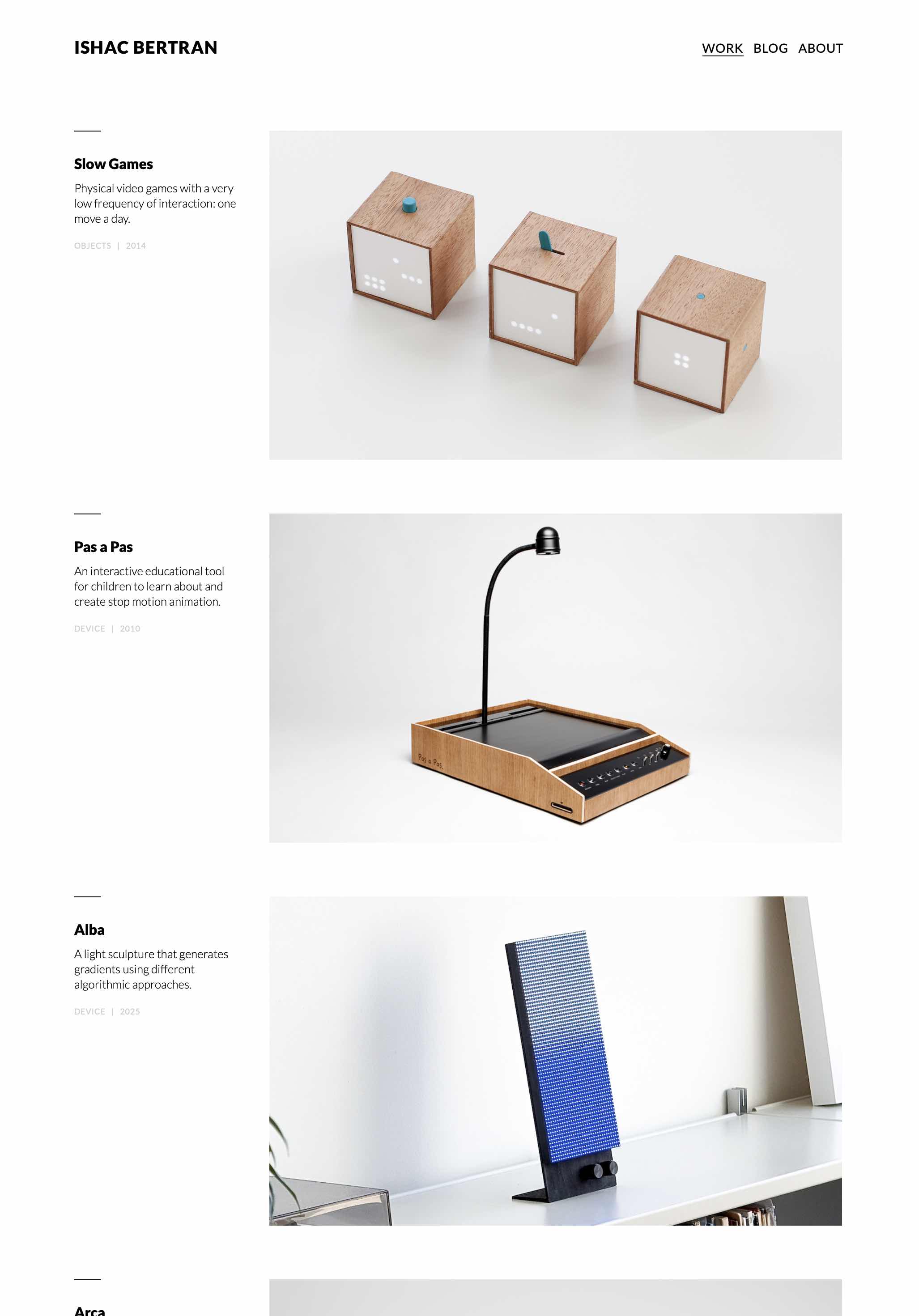 Screenshot of Ishac Bertran