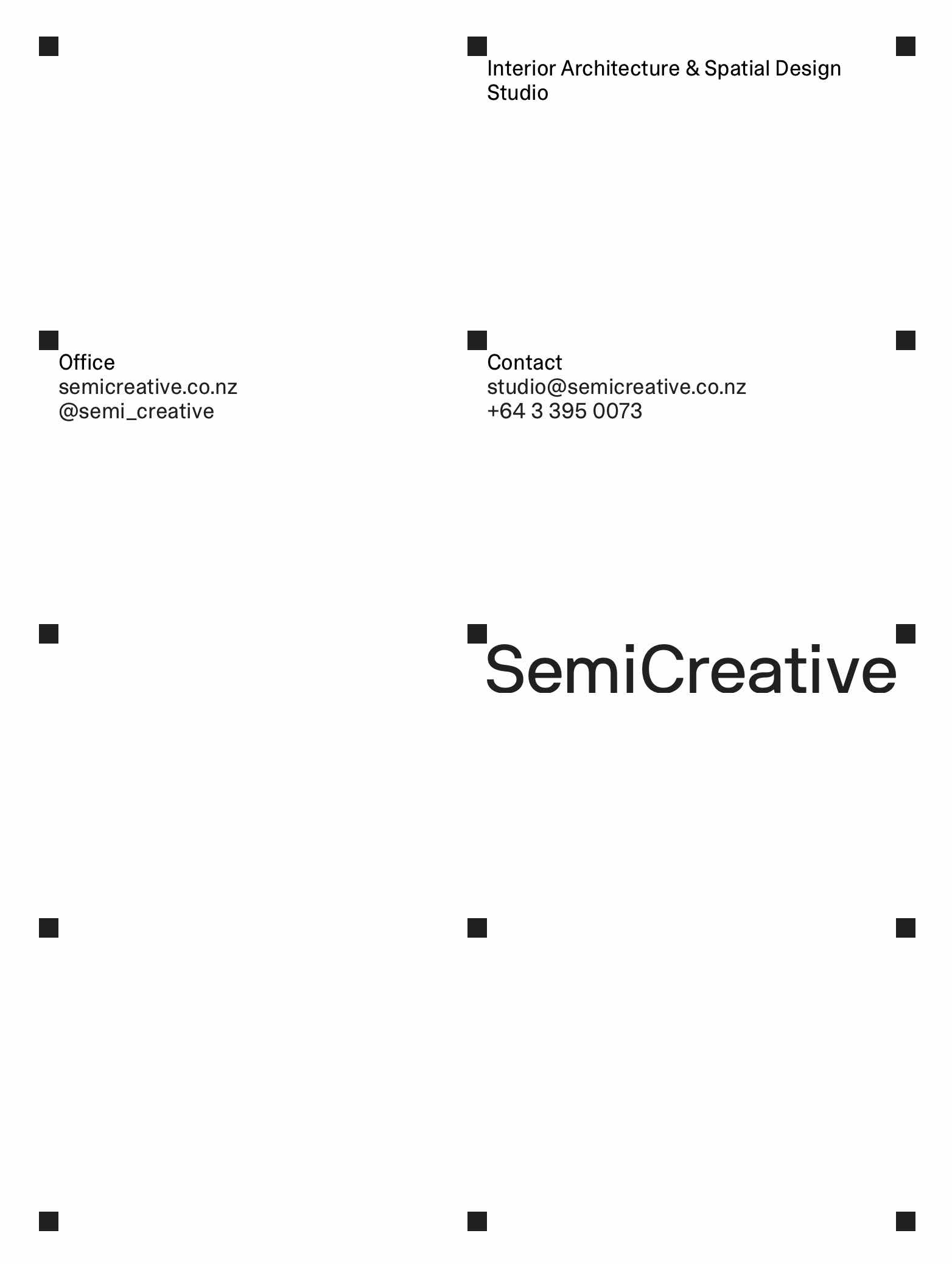 Screenshot of SemiCreative