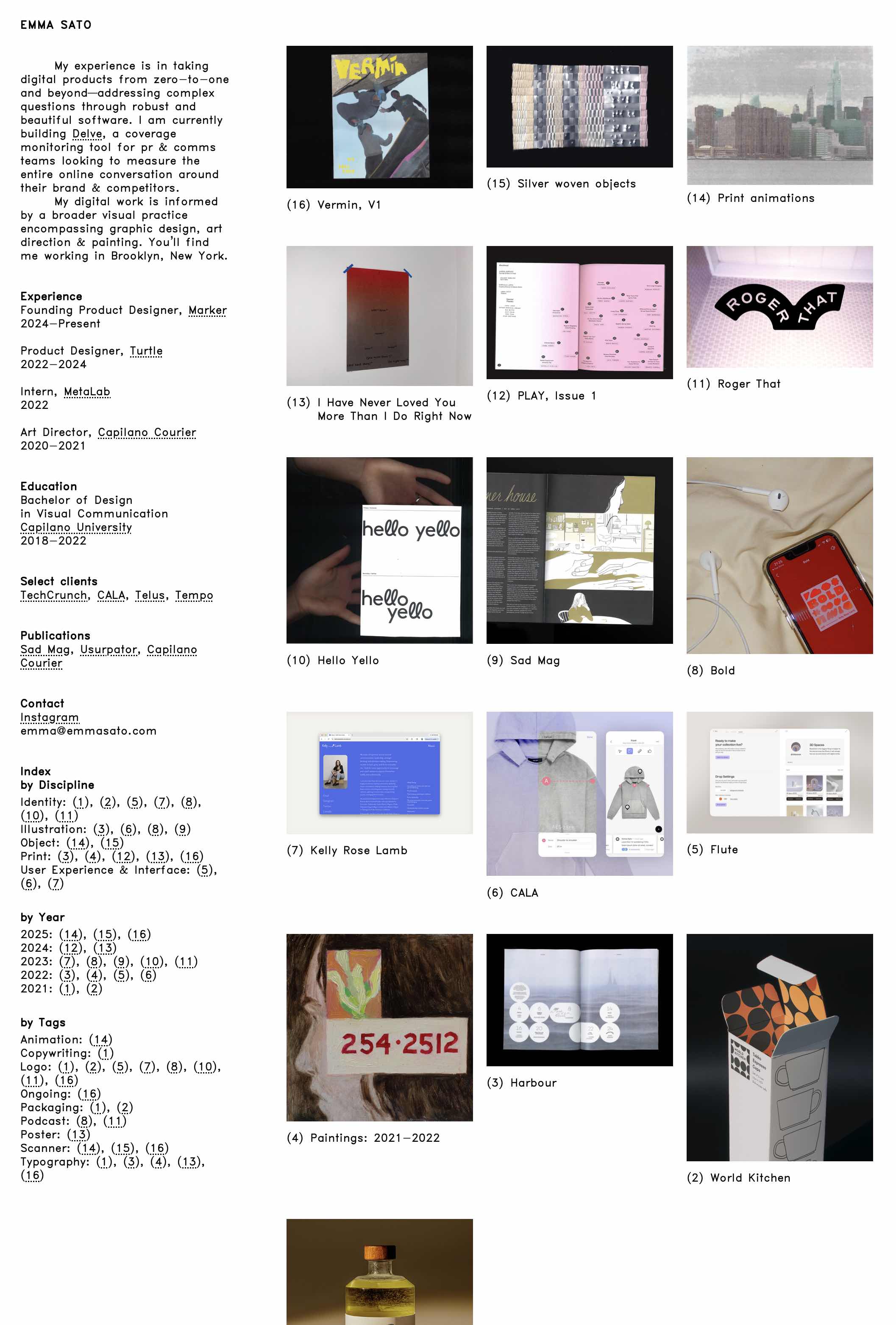Screenshot of Emma Sato