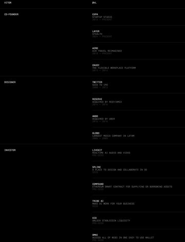 Screenshot of Vitor Lourenço